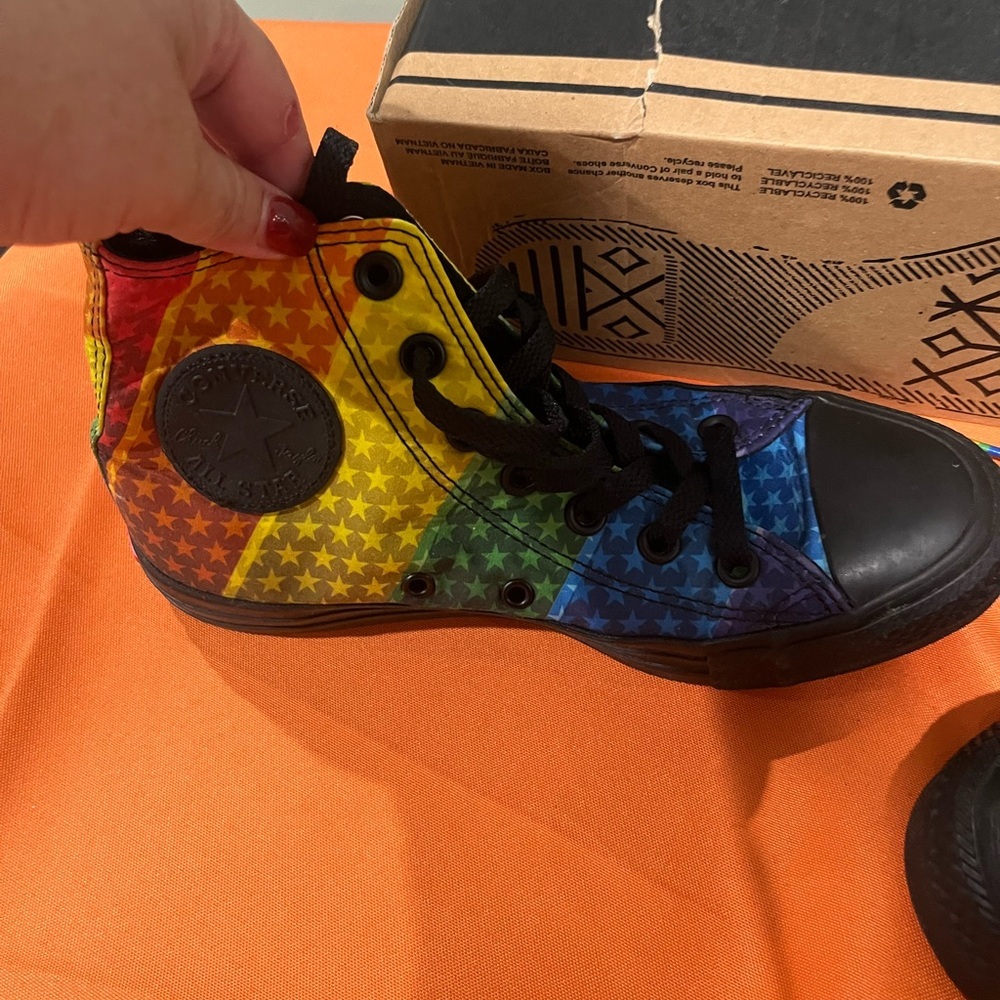 Converse All star Vibrant Rainbow Star unisex sneakers - Picture 11 of 12
